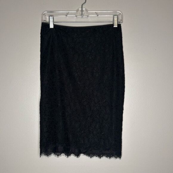 Diane Von Furstenberg Scotia Lace Pencil Skirt - Picture 4 of 6